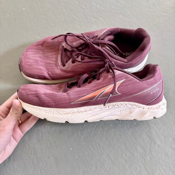 Altra Rivera Running Shoes Tennis Shoes Size 7.5 Burgundy - Picture 3 of 10